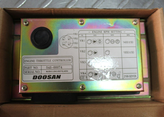 Panneau de commande d'accélérateur du contrôleur 543-00074 de commande de puissance de moteur pour l'excavatrice de Daewoo Doosan DH225-7