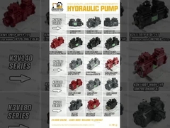 Pompes hydrauliques pour excavatrice Hitachi zx120-6