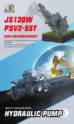 PSV2-55T JS130W pompe hydraulique pour creuseuse