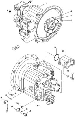 Pompes hydrauliques principales utilisées pour les excavateurs