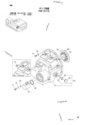 ZX460LCH-HCME,9184686 4432815 9199338, ZX470-5G, ZX470H-5G, ZX470LC-5G, ZX470LCH-5G, ZX470LCR-5G, ZX470R-5G, ZX480MT, ZX480MTH, ZX500LC, ZX500LCH Pompe hydraulique principale pour Hitachi