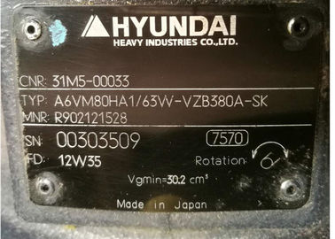 Moteur de voyage d'excavatrice de roue pour Hyundai R55W-3 R55W-7 31M5-00031