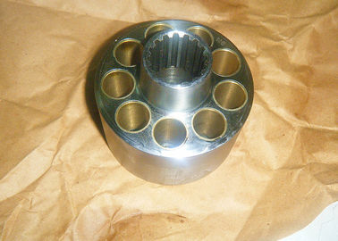 La pompe hydraulique de l'excavatrice HPV35 partie le plat de valve de piston de bloc-cylindres pour PC200-3/5 le PC PC120-3/5